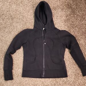 lululemon athletica Black Scuba Hooded Jacket
